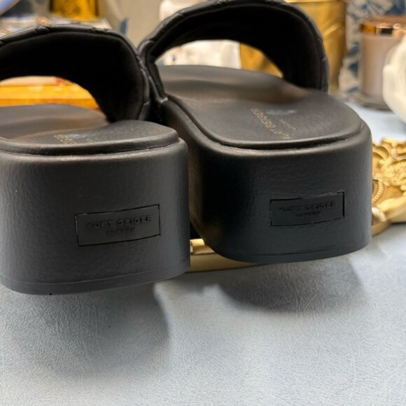 🆕 KURT GEIGER LONDON 🧿 NWOB Meena Eagle Platform Slides Sz EU 40 US 9 - Picture 13 of 15